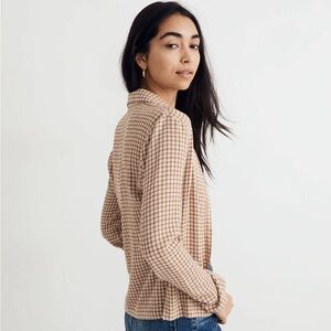 Madewell Checkered Women's Top